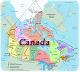 Map Canada