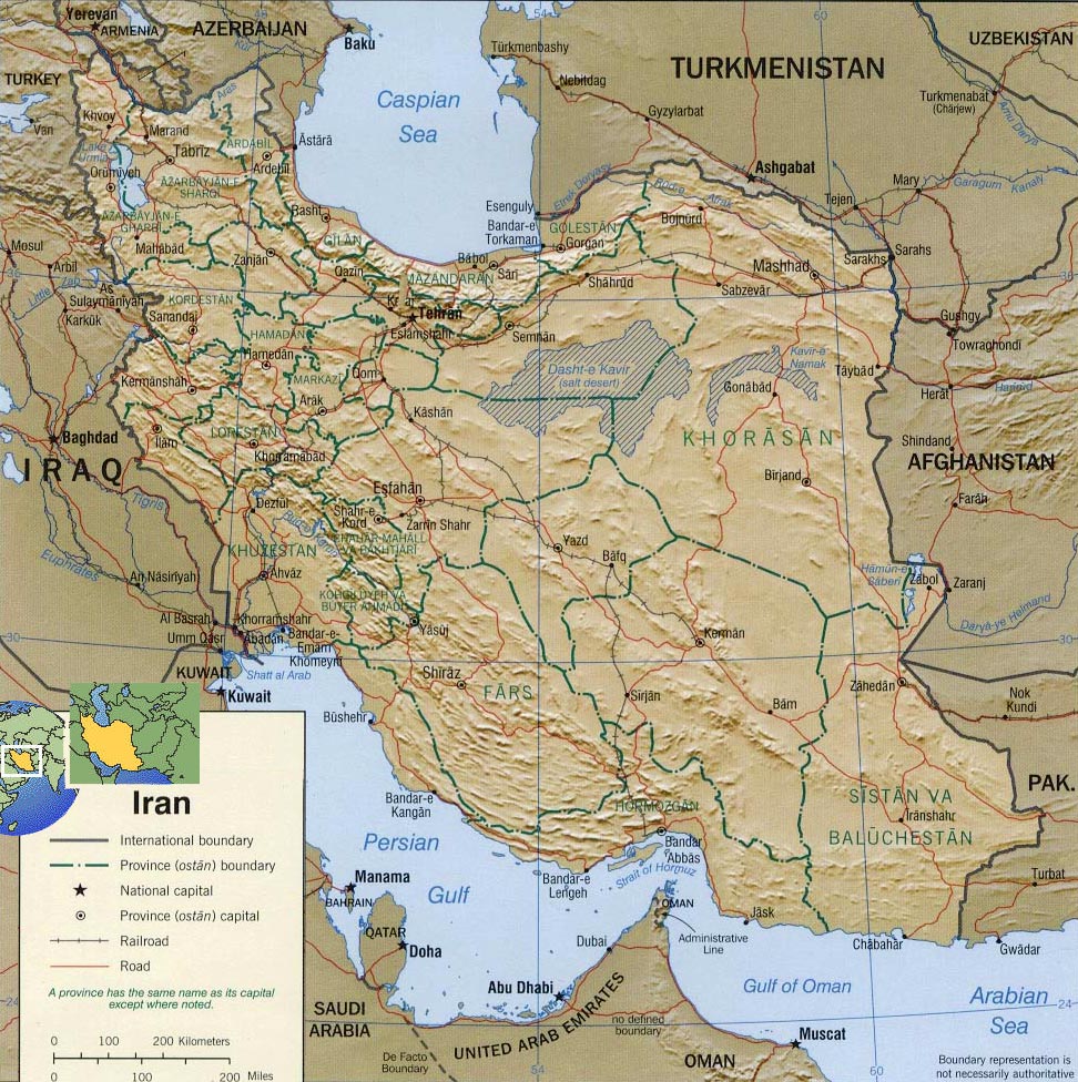 Iran map