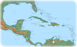 Map Caribbean