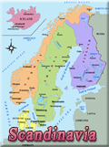 Map Scandinavia