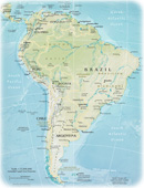 South America Map